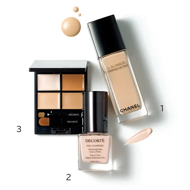 表情までフレッシュに！大人のツヤ肌3点セット