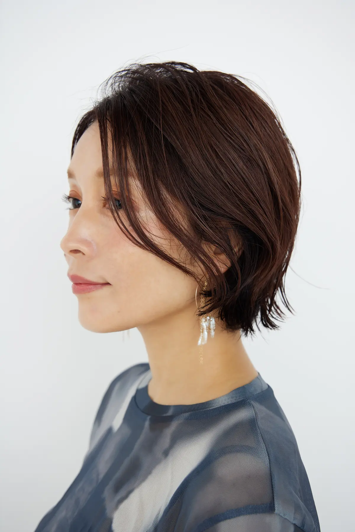 Webエクラ 40代50代　髪型　くびれボブヘアスタイルのポイント