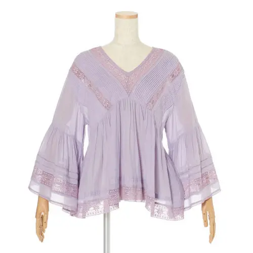 ne Quittez pas 2WAYレースブラウス