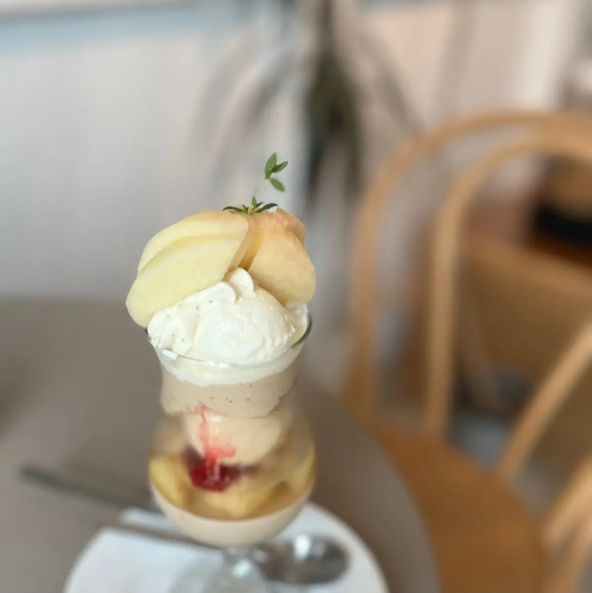 心ときめく桃パフェ♡コーデはピンク小物をの画像_18