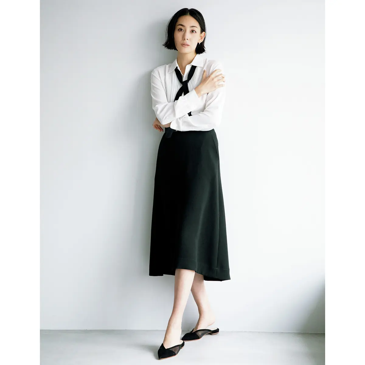 L’UNE フレアスカート