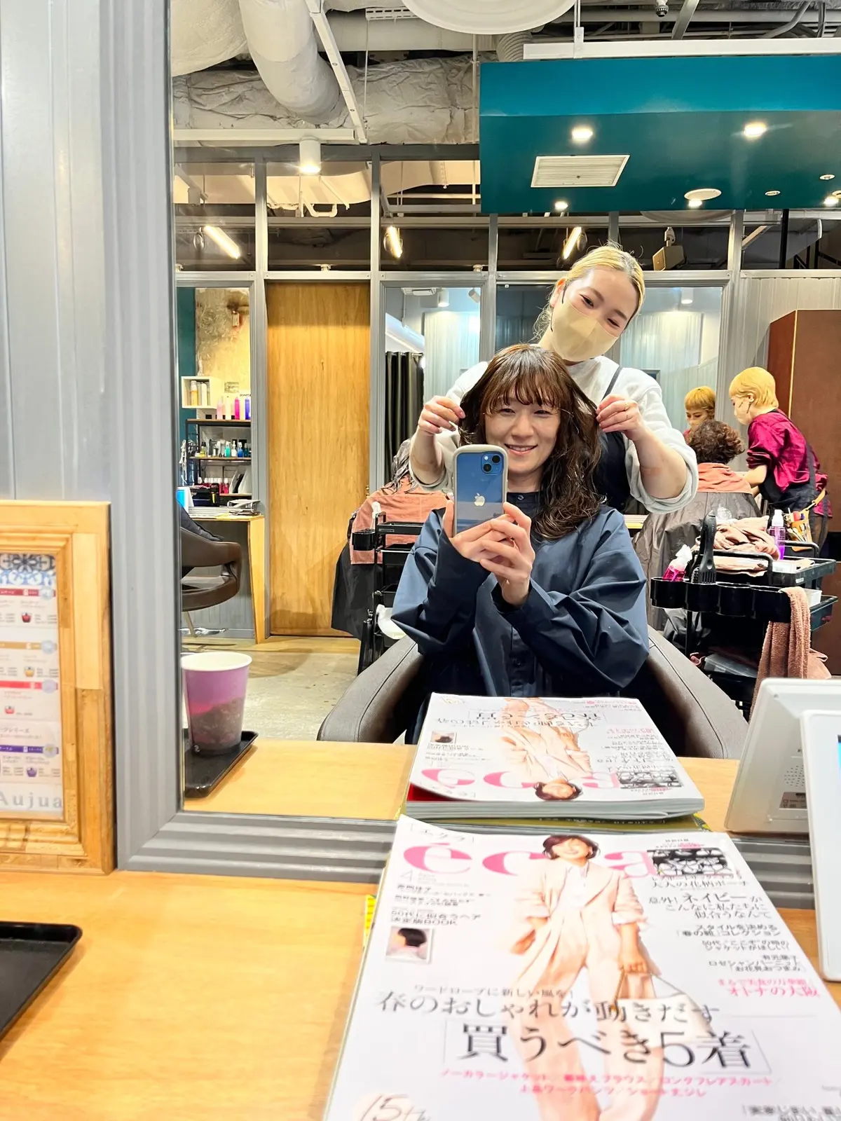 藤野有美さん。いつも感動のヘアをありがとうございます！