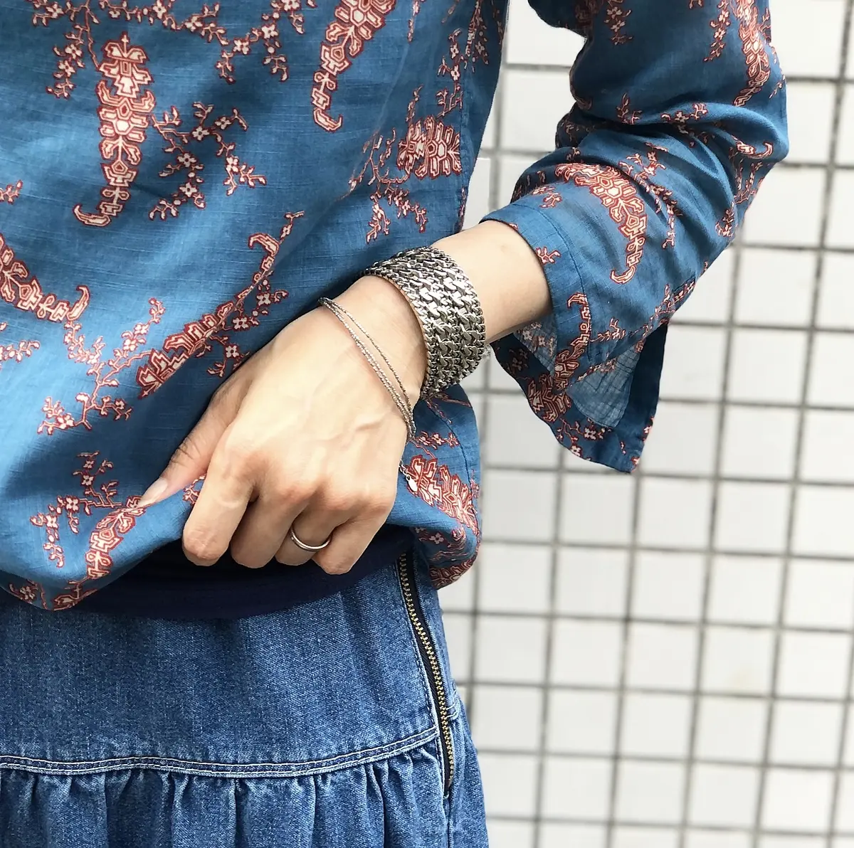 今季new inのシルバーバングル☆の画像_5