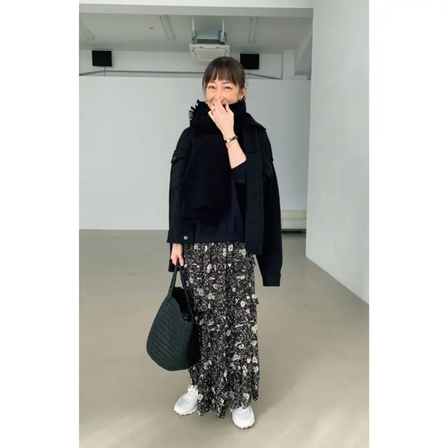  スタイリスト 徳原文子さんの私服コーデ