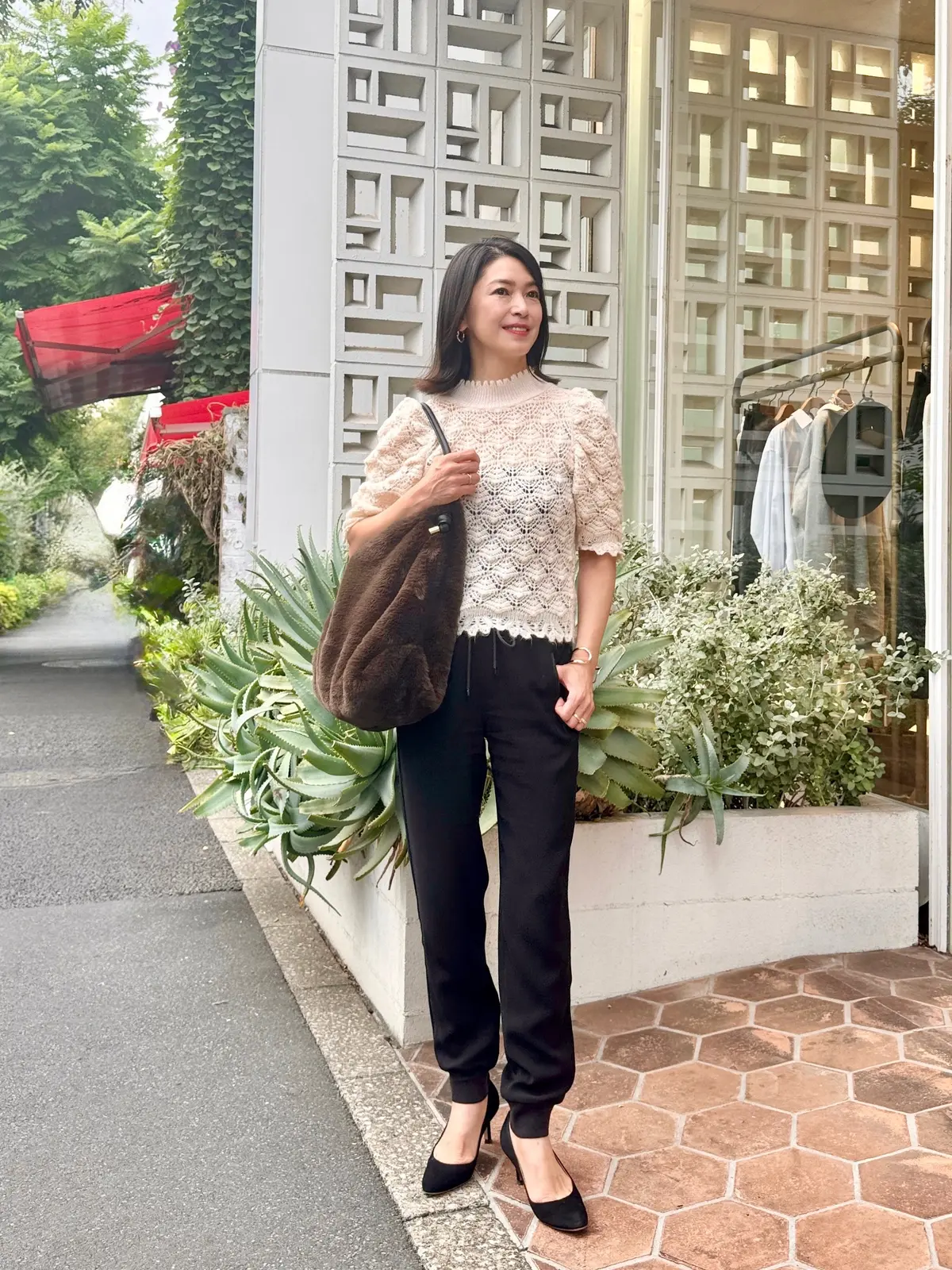 ZARAのロマンチックリブニットセーターの画像_8