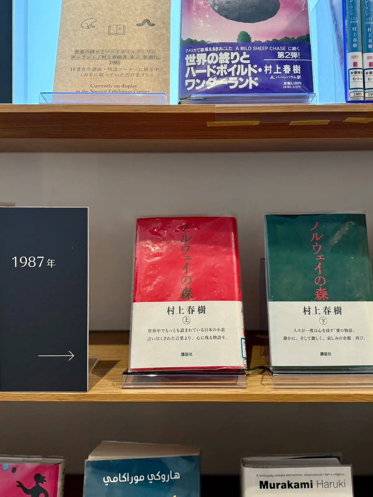 早稲田大学　村上春樹ライブラリー　ノルウェイの森