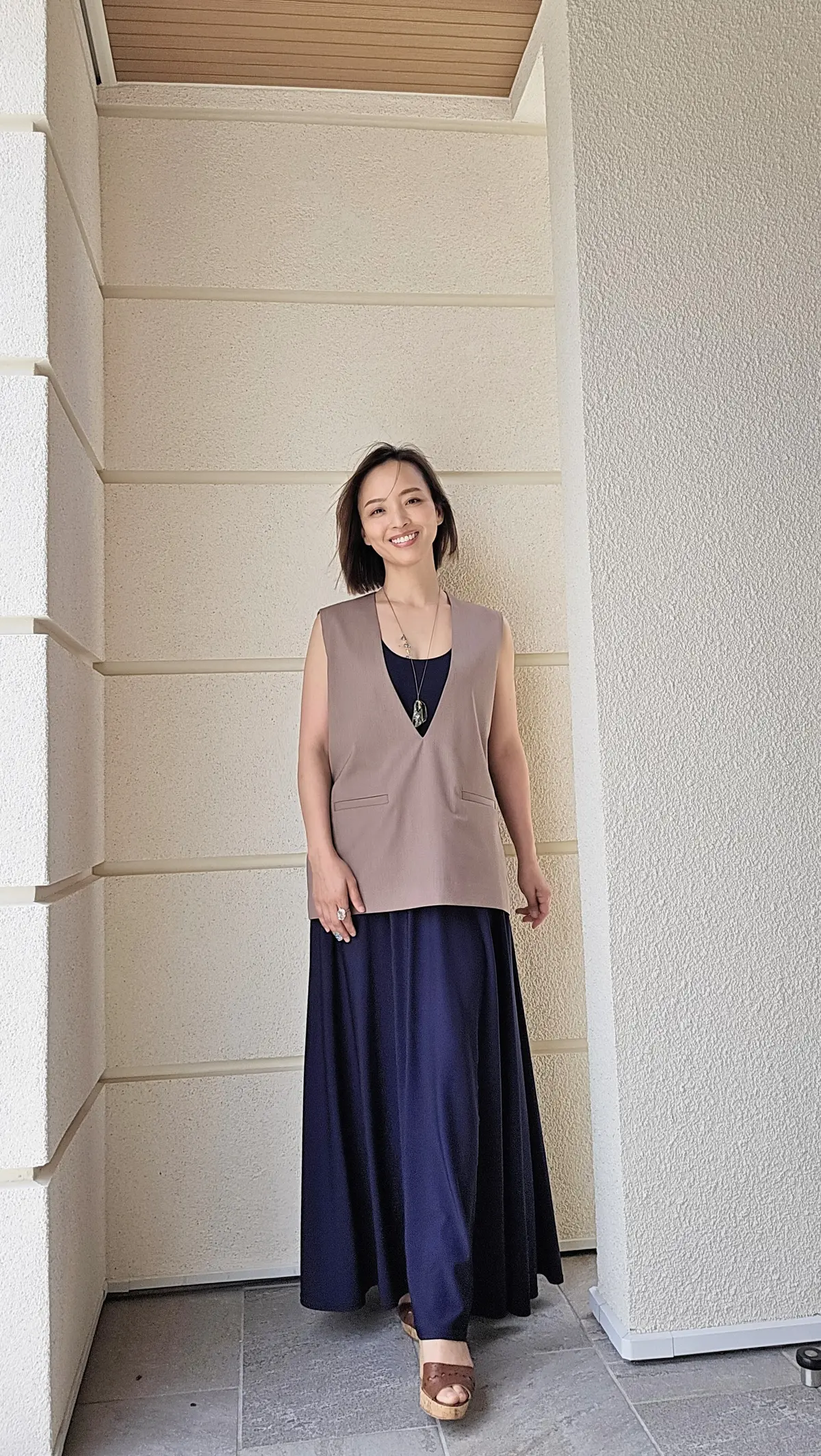 ラルフローレンのワンピースにON