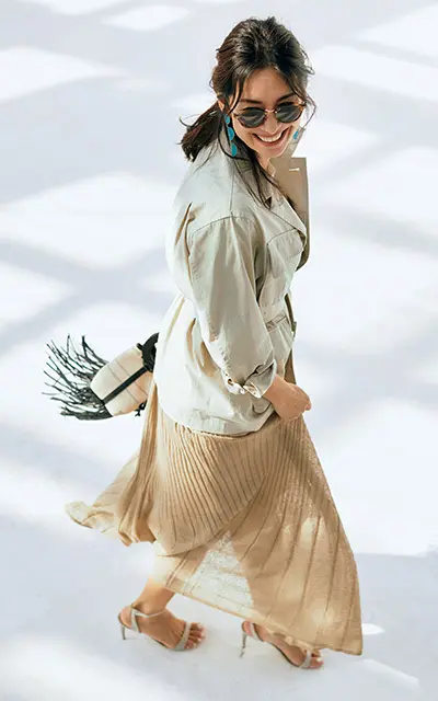 春は“しゃらりん”と揺れるスカートで、一の画像_1