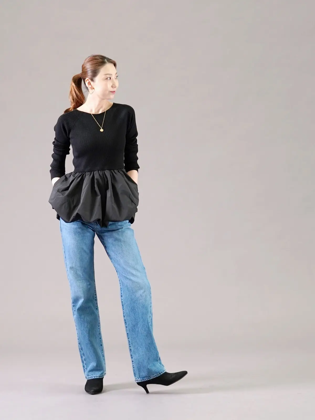 ユニクロ神デニム！！納得のシルエット！の画像_5