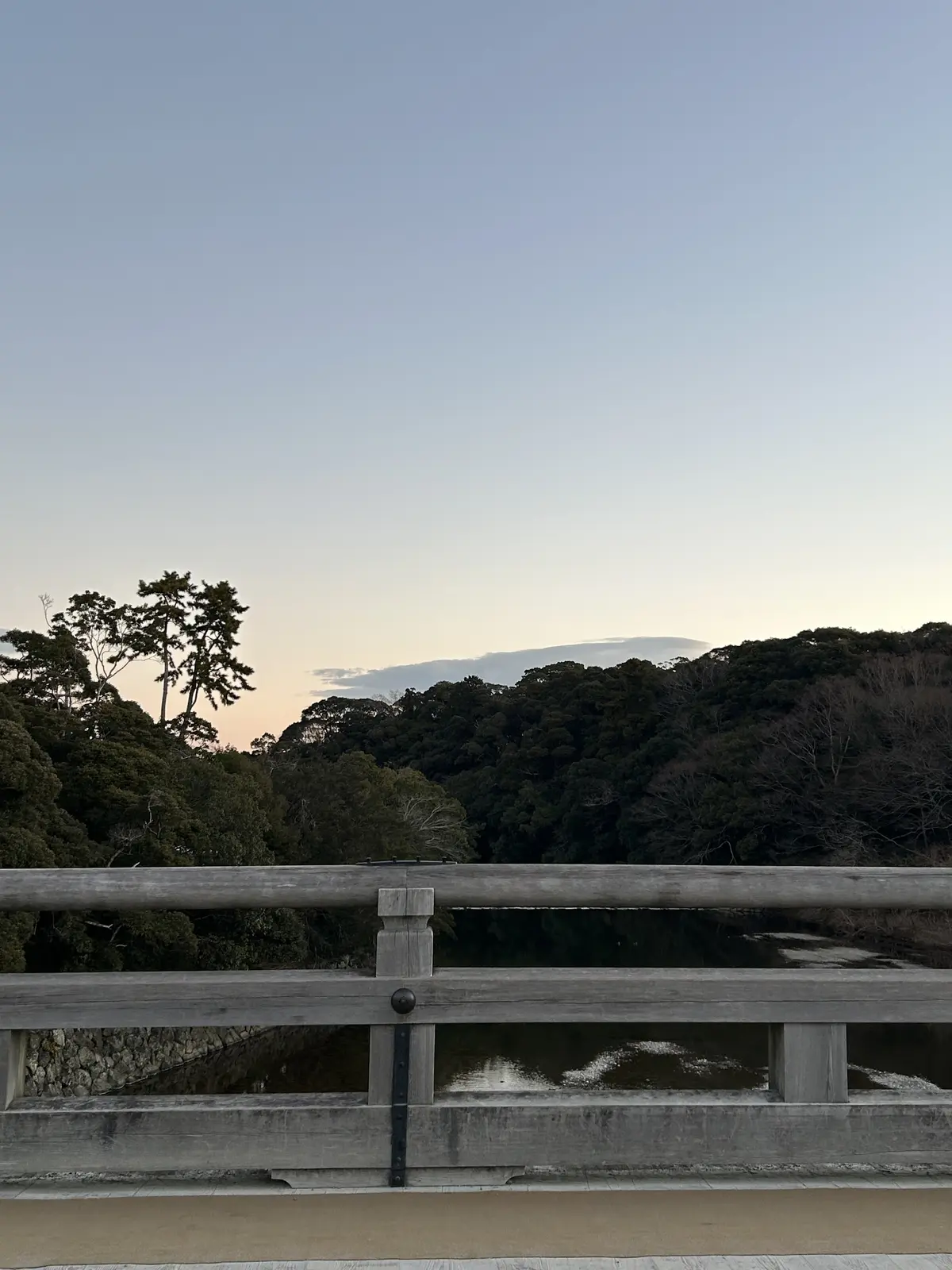 伊勢神宮　内宮　宇治橋　五十鈴川