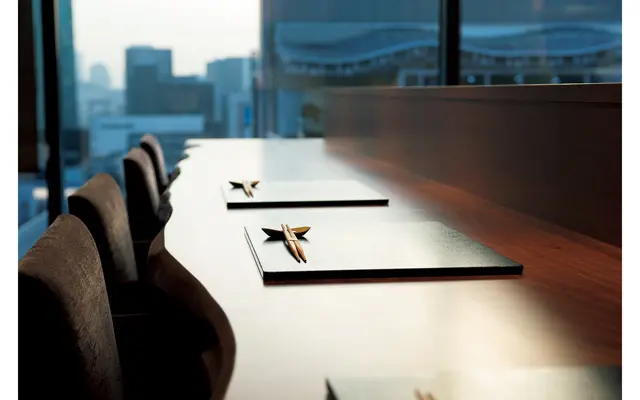 開放感のあるカウンター席