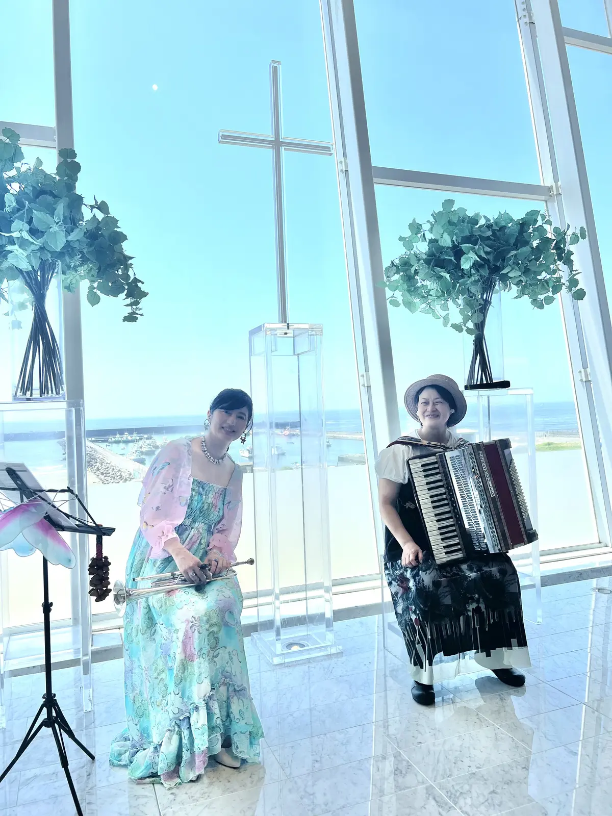 ブルー系夏ワンピで湘南への画像_2