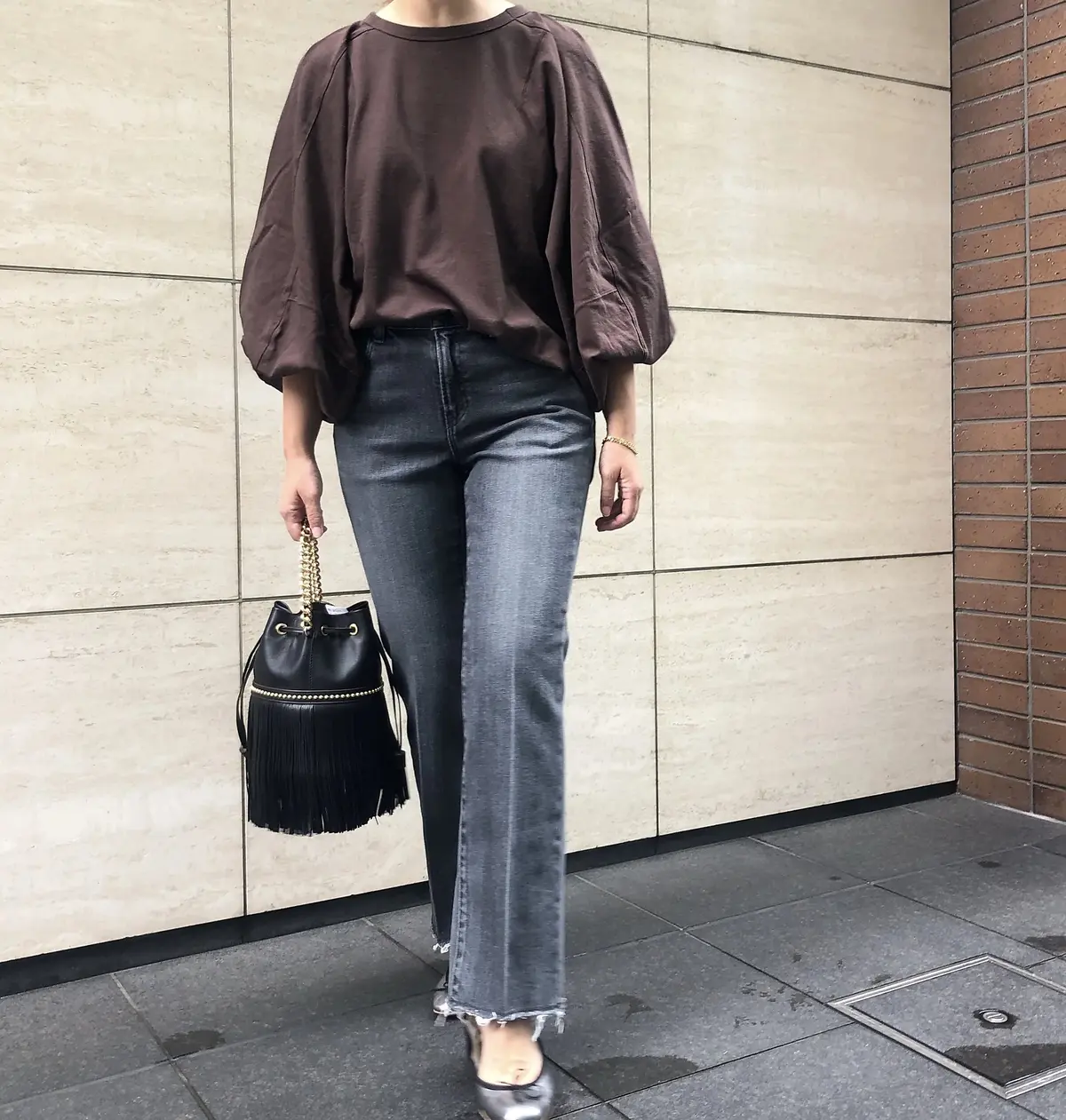 OUD×eclat ビッグスリーブプルオーバー