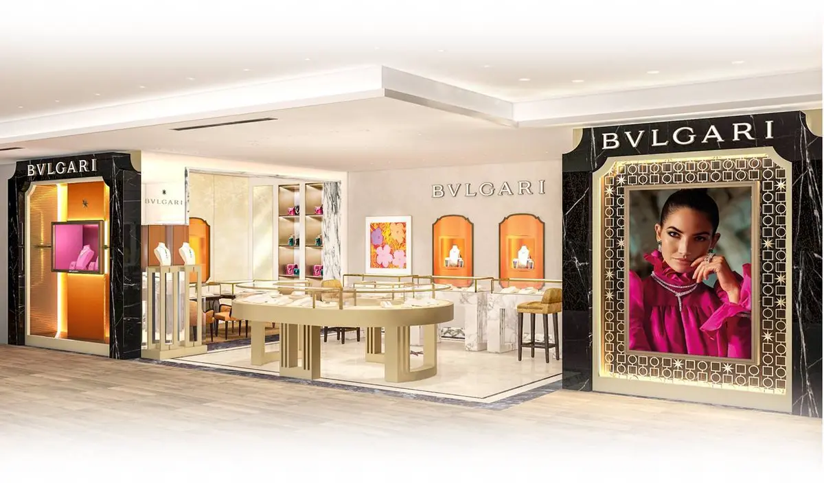 ブルガリ 銀座三越店 ディスプレイスペース