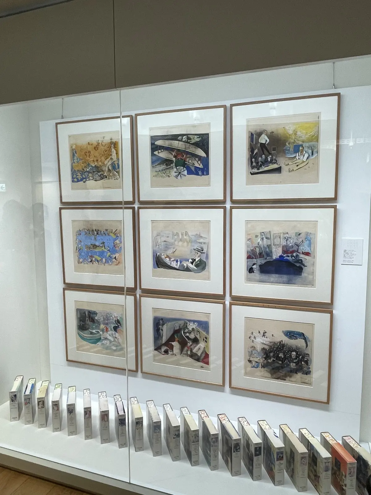 館内、早稲田、早稲田大学、早稲田大学 国際文学館、村上春樹ギャラリー、銅版画、銅版画作家、山本容子、山本容子作品展、展覧会