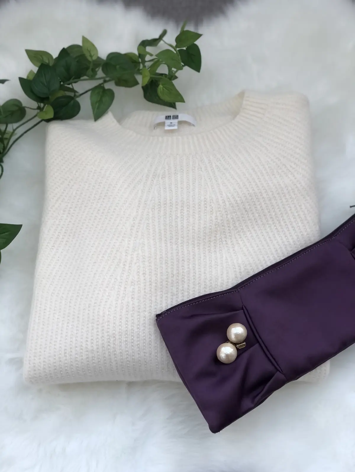 UNIQLOニット2枚でおうち時間をちょの画像_2