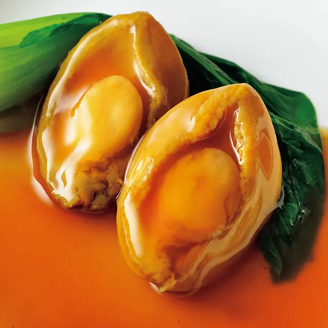 「あわびのオイスターソース煮」150g（2パック）￥10,800