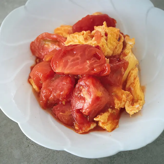 卵とトマト炒め