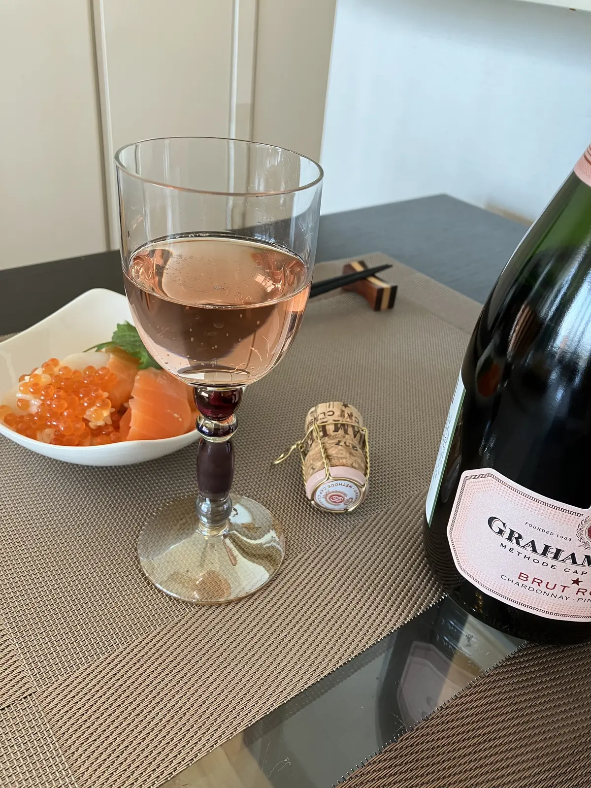 ピンクの泡　グラハムベックブリュットロゼ　jマダムのおしゃれ