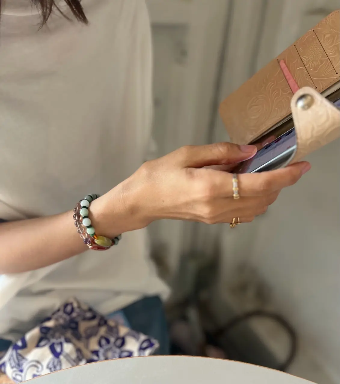 心ときめく桃パフェ♡コーデはピンク小物をの画像_10