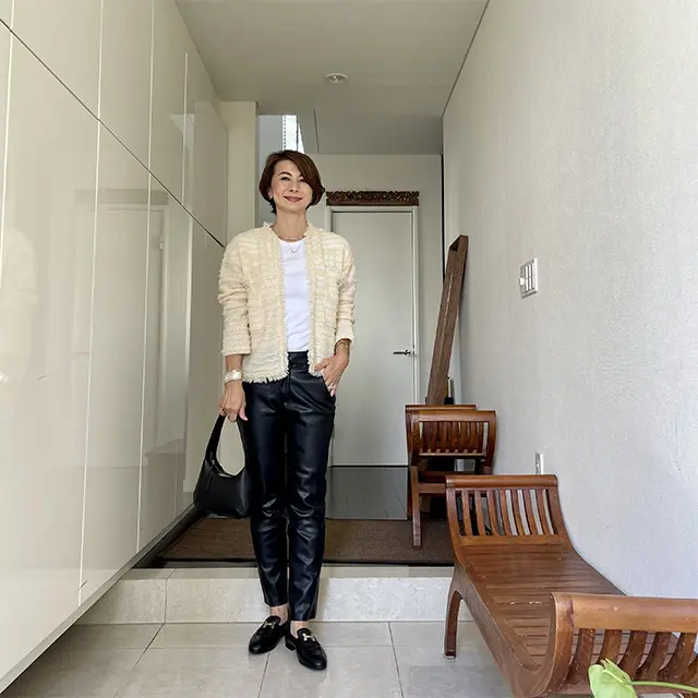 羽織るだけでしゃれ見え！おしゃれな50代の画像_1