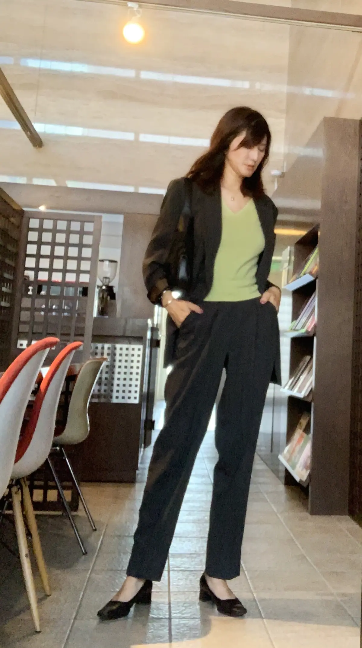 pants suitで銀座へ。の画像_6