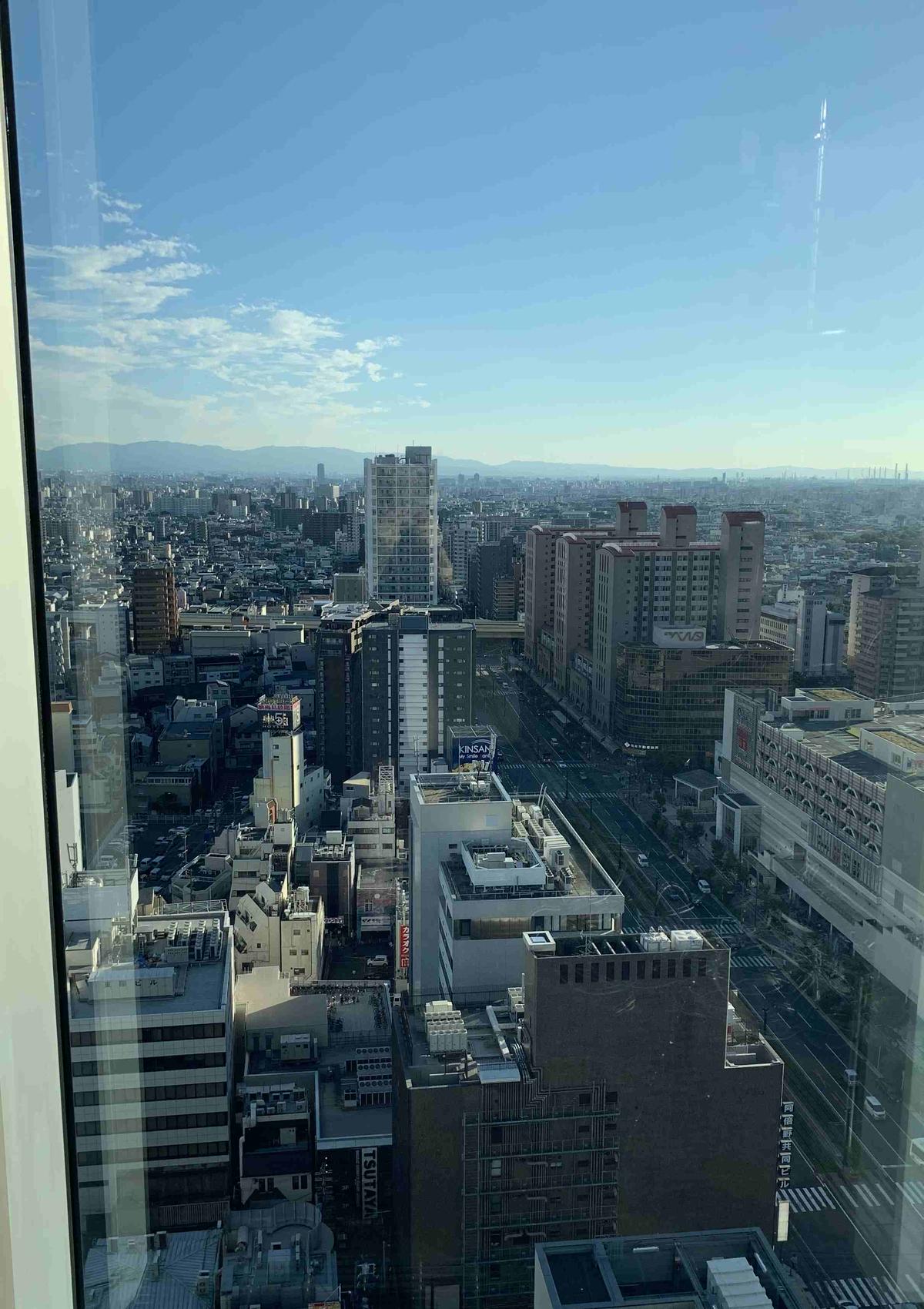 ハルカス１６階より快晴