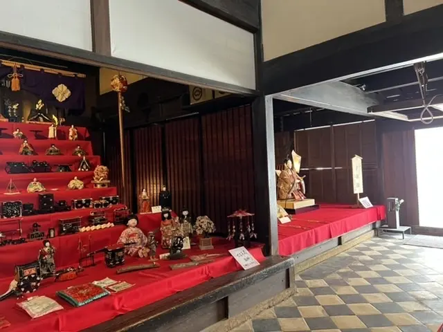 市松模様の土間