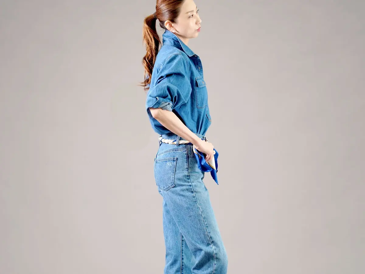 ユニクロ神デニム！！納得のシルエット！の画像_1