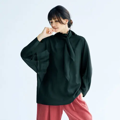 LOEFF シアーブラウス ￥27,000+税