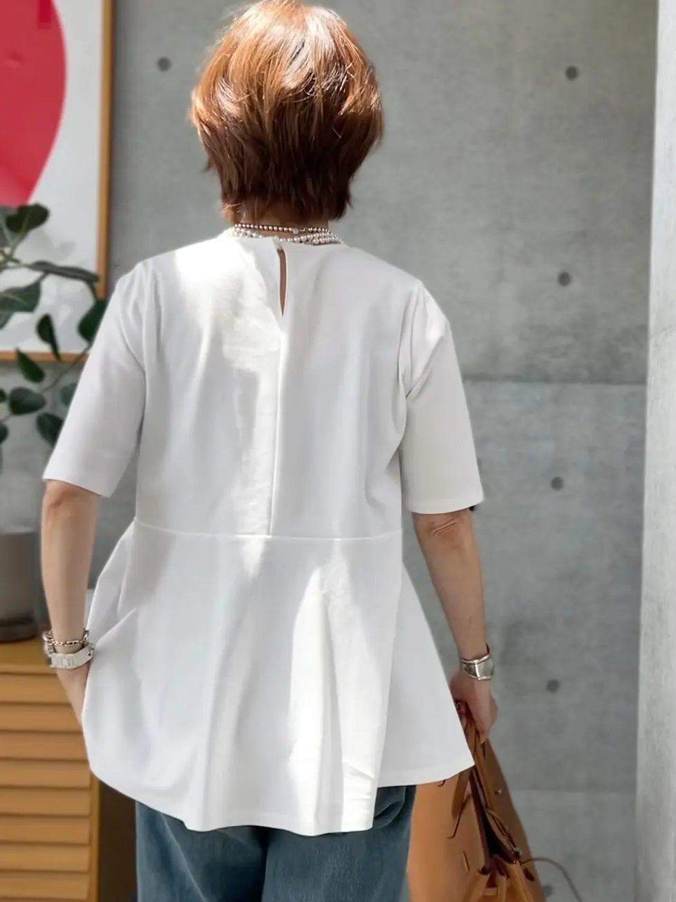 「ペプラムトップス」セルフコーデ3スタイの画像_4