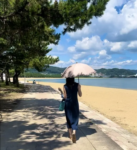 海沿いの遊歩道