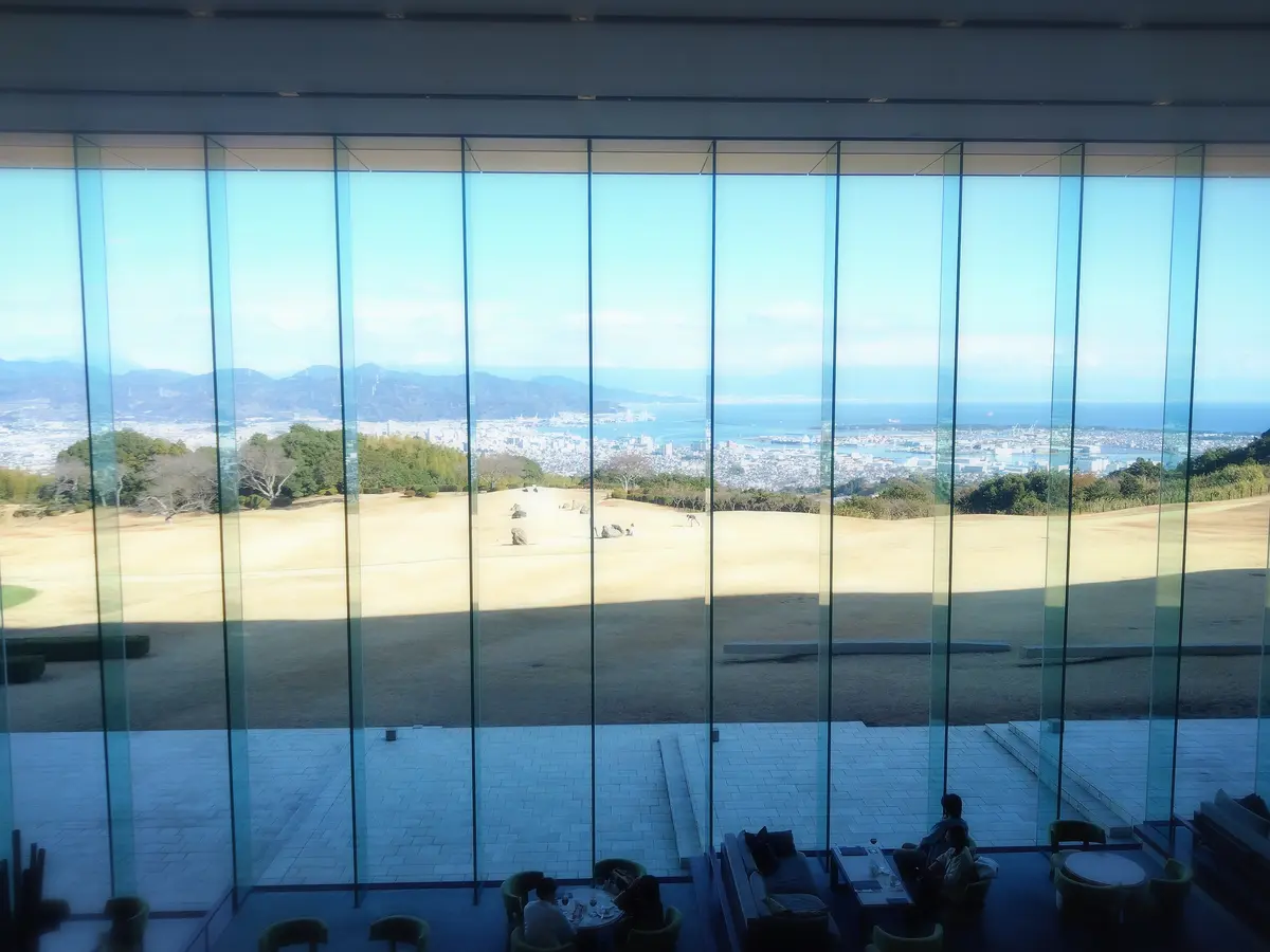 静岡、日本平ホテル、ガーデンラウンジ、ケーキセット、ホテルラウンジ、ティータイム