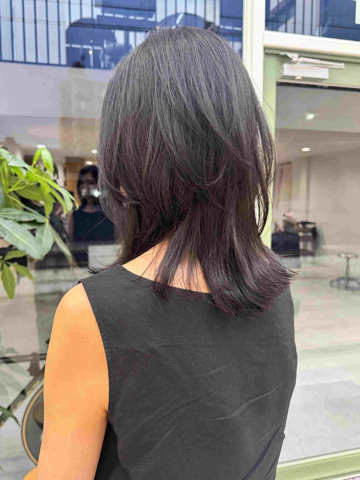 50代ミディアムヘア