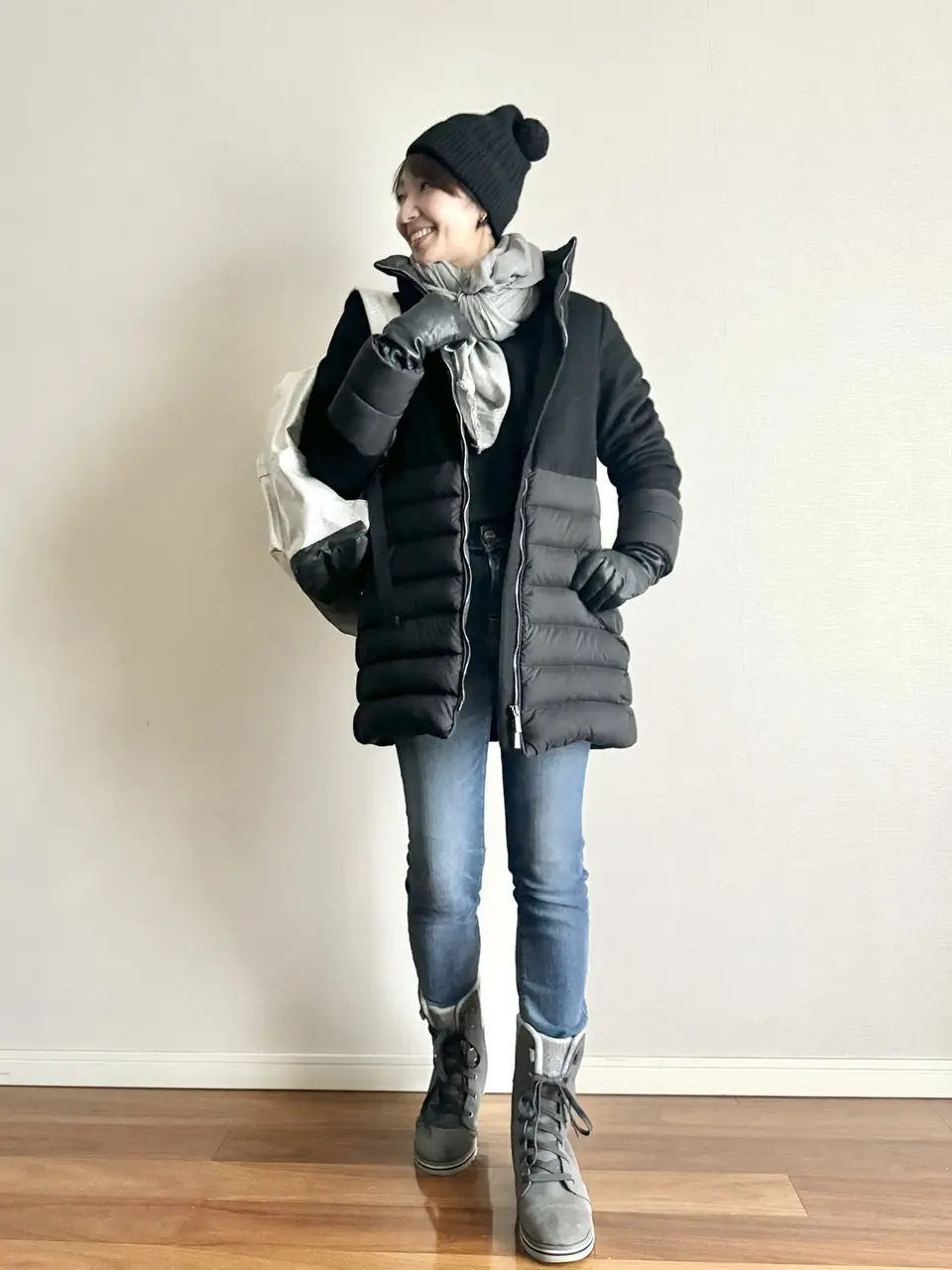 雪の日コーデ①