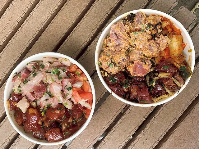 大きめのポーションで正真 正銘のローカルスタイル。