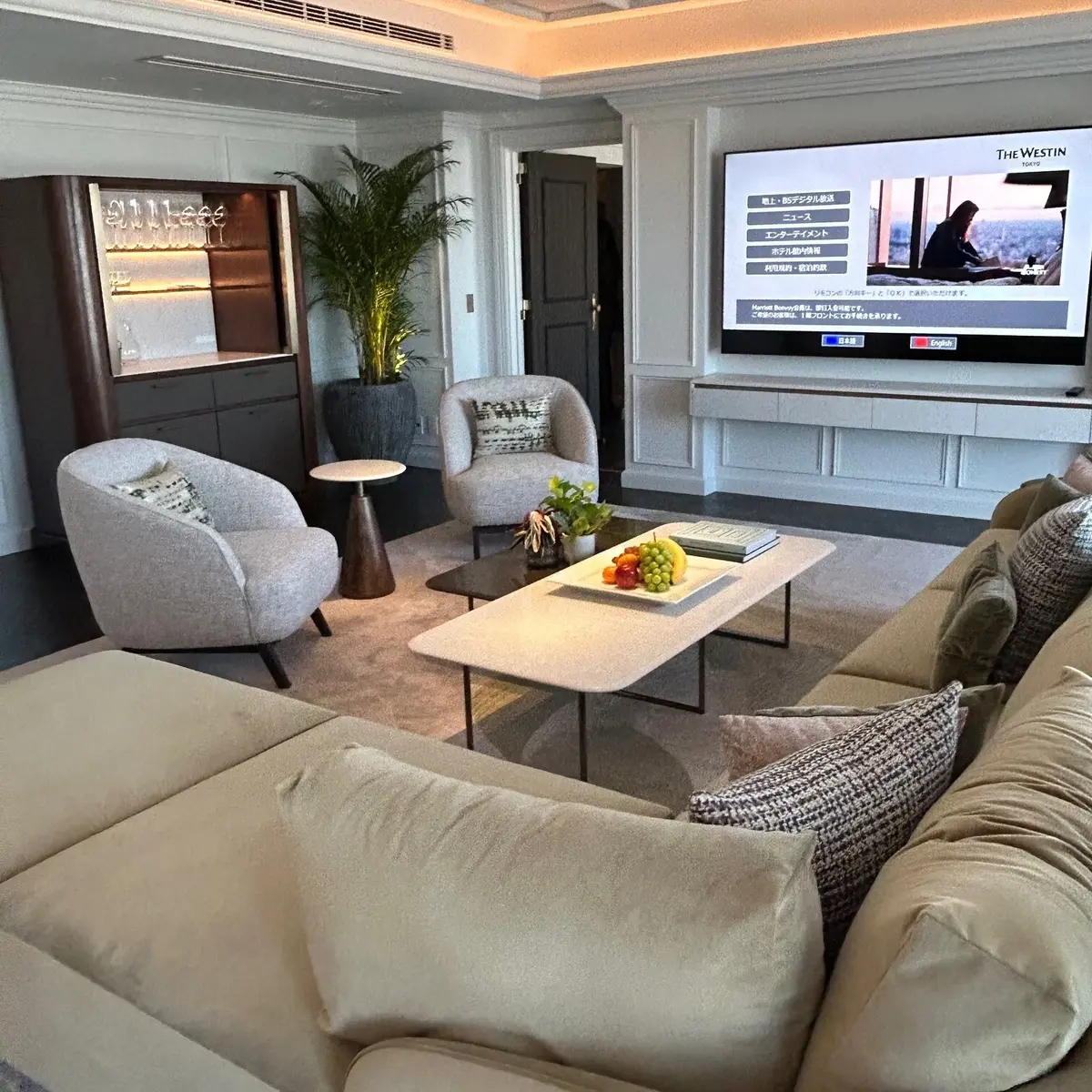 ウェスティン東京のプレジデンシャルスイート