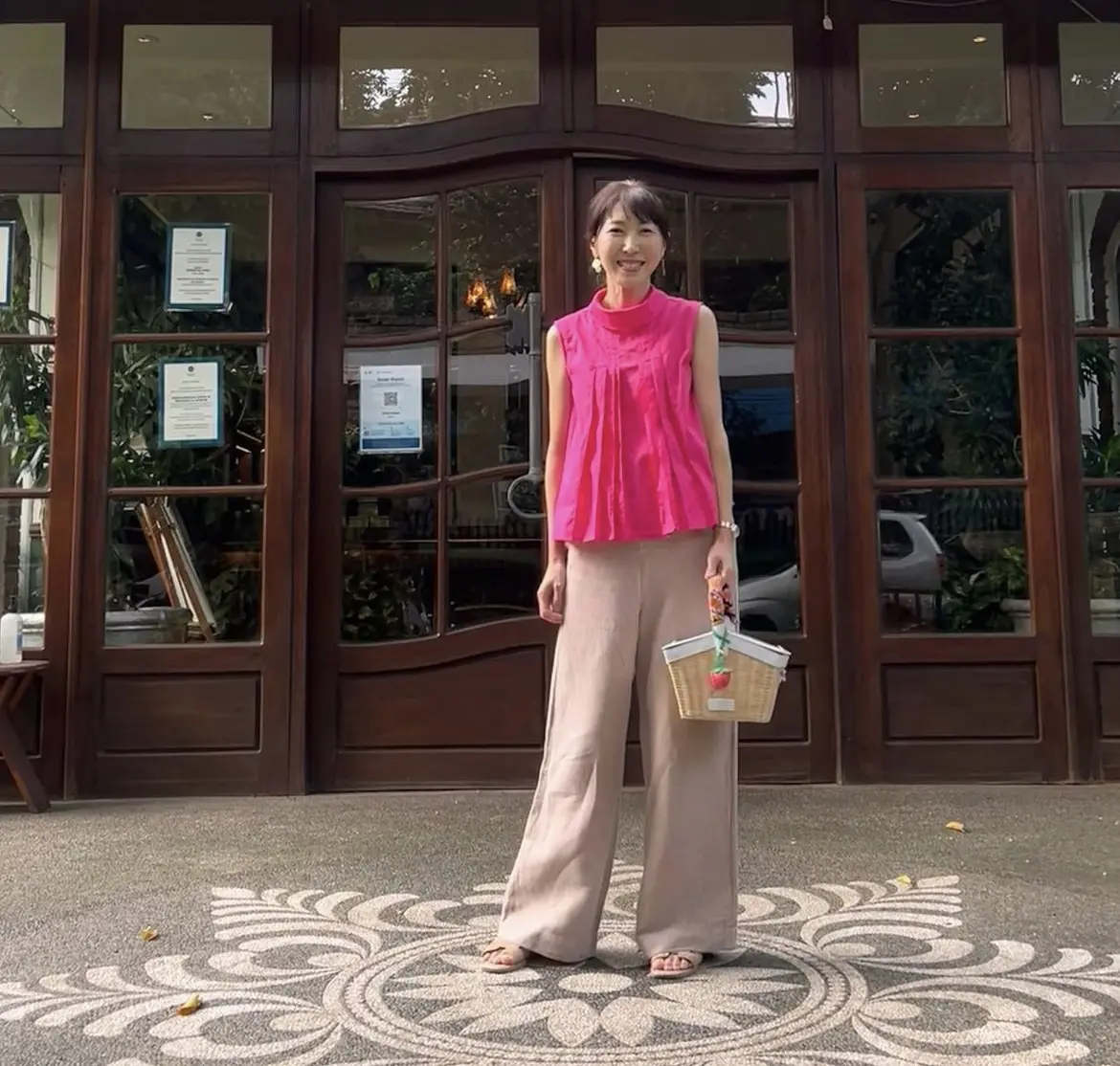 ケイトスペードカゴバッグ