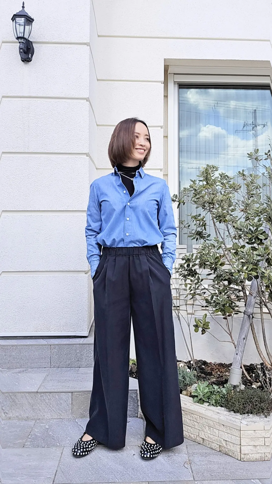 E by eclat美脚イージーパンツでの画像_5