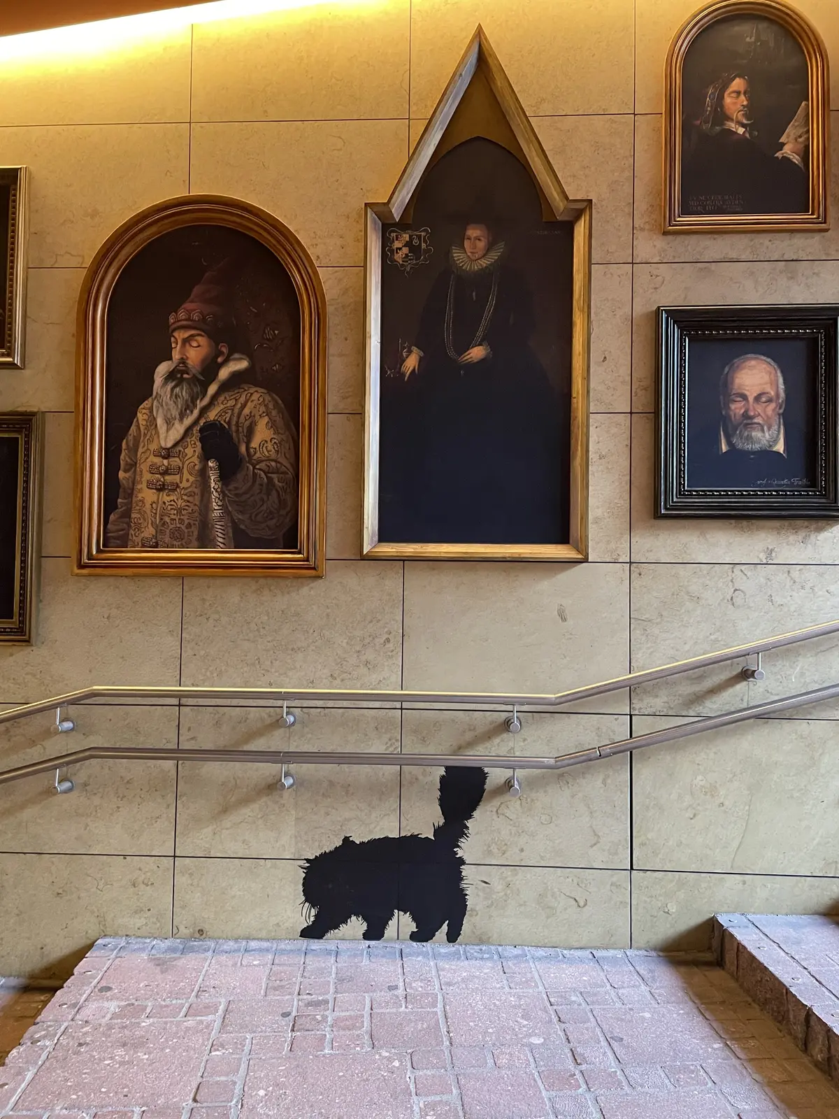 ハリーポッター、シルエット、猫、階段、駅、TBS、赤坂ACTシアター、ハリーポッターと呪いの子