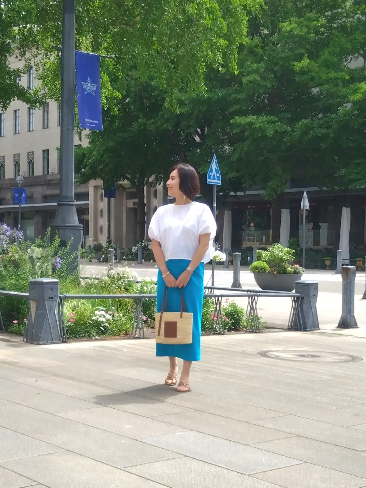 横浜元町、日本大通り、40代ファッション