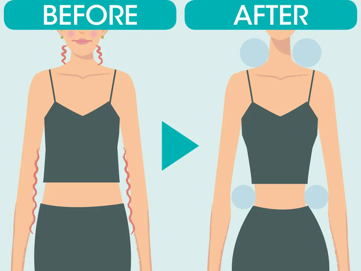 OurAge×Webエクラ　リブトレBEFORE AFTER