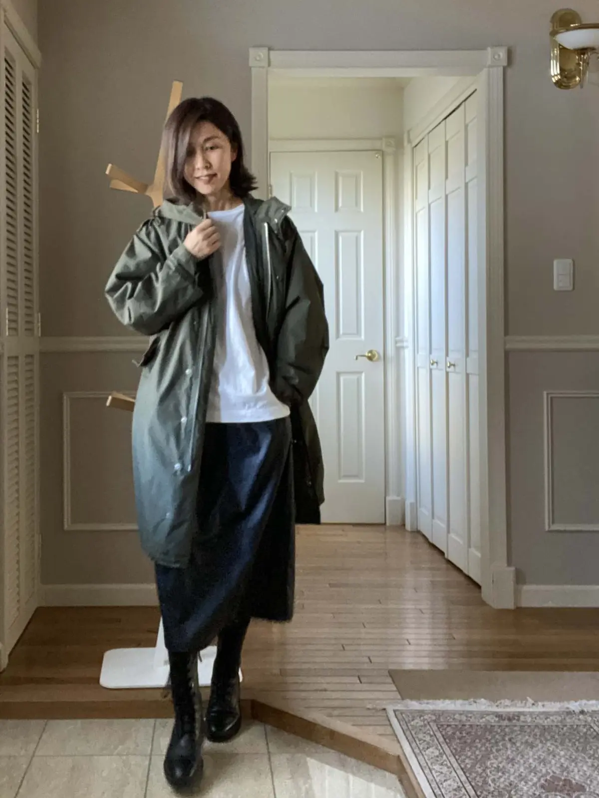 気軽に楽しめるエコレザースカートの画像_3