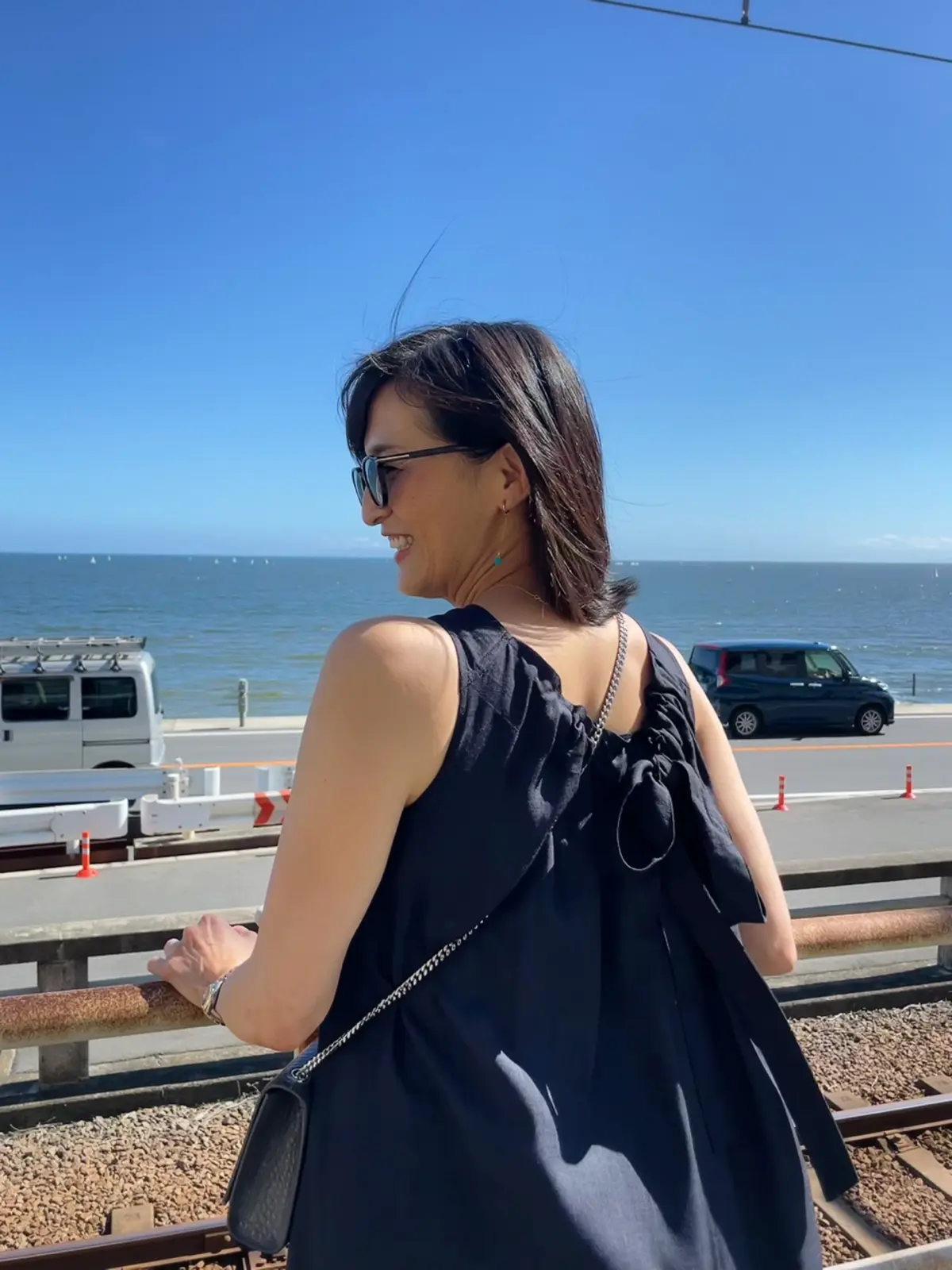 ブラックワンピで華組ランチin湘南の画像_6