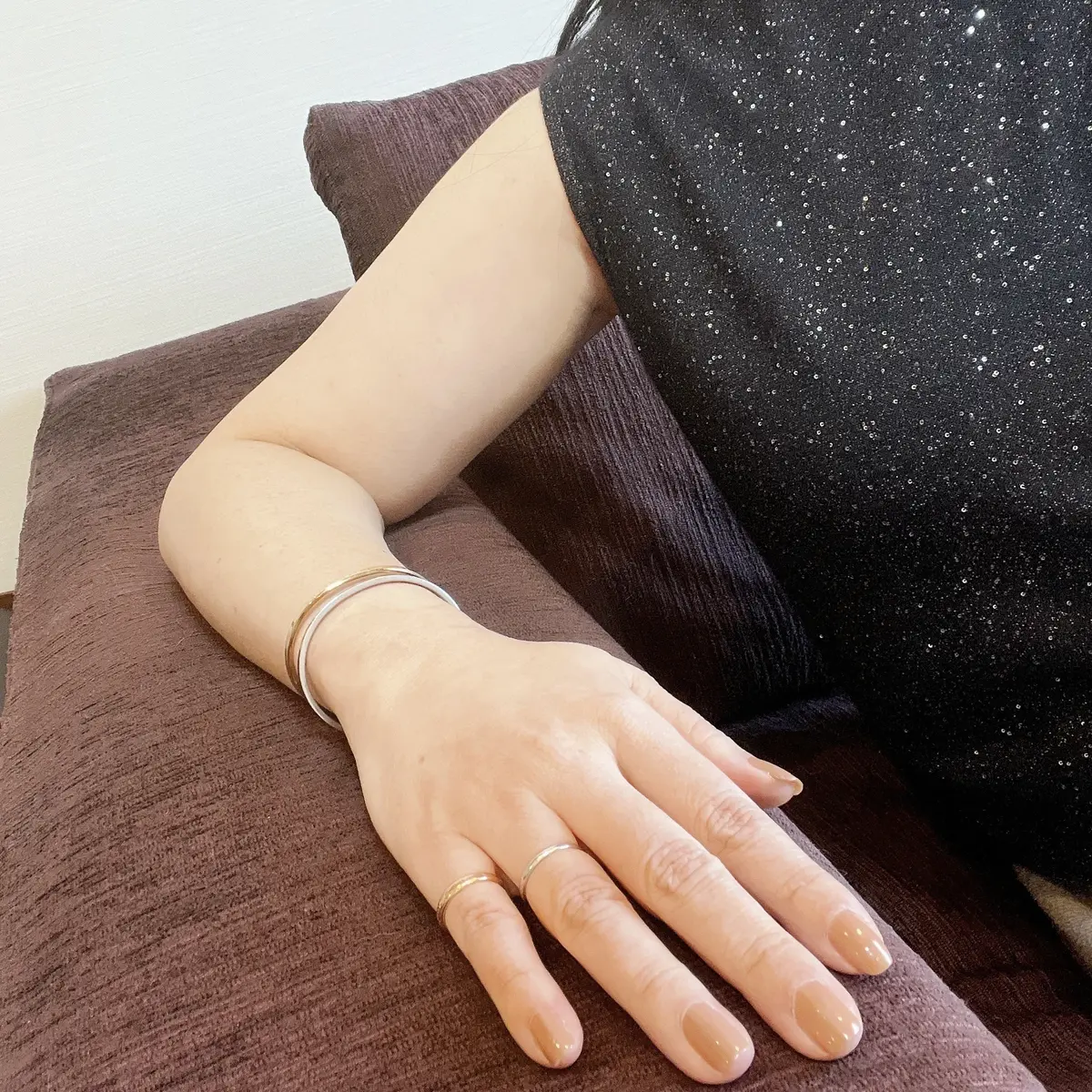 エスト インテンシブ ボディセラム　塗布後