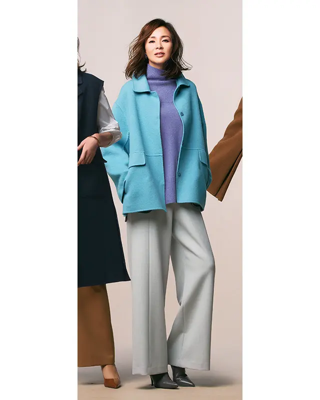 4.冬に映えるきれい色。それだけでおしゃれ上手になれる！