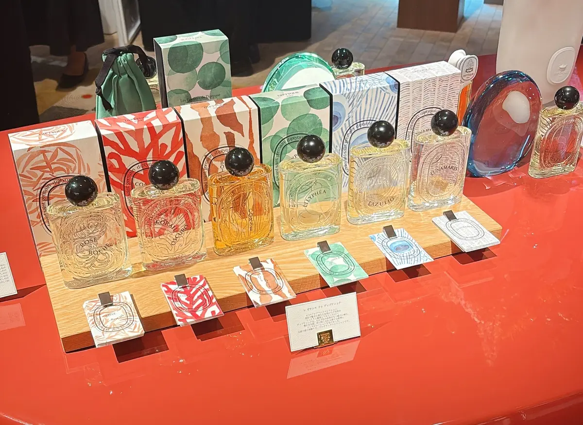 ニュウマン高輪　ディプティック　フレグランスのプレミアムライン「レ ゼサンス ドゥ ディプティック」