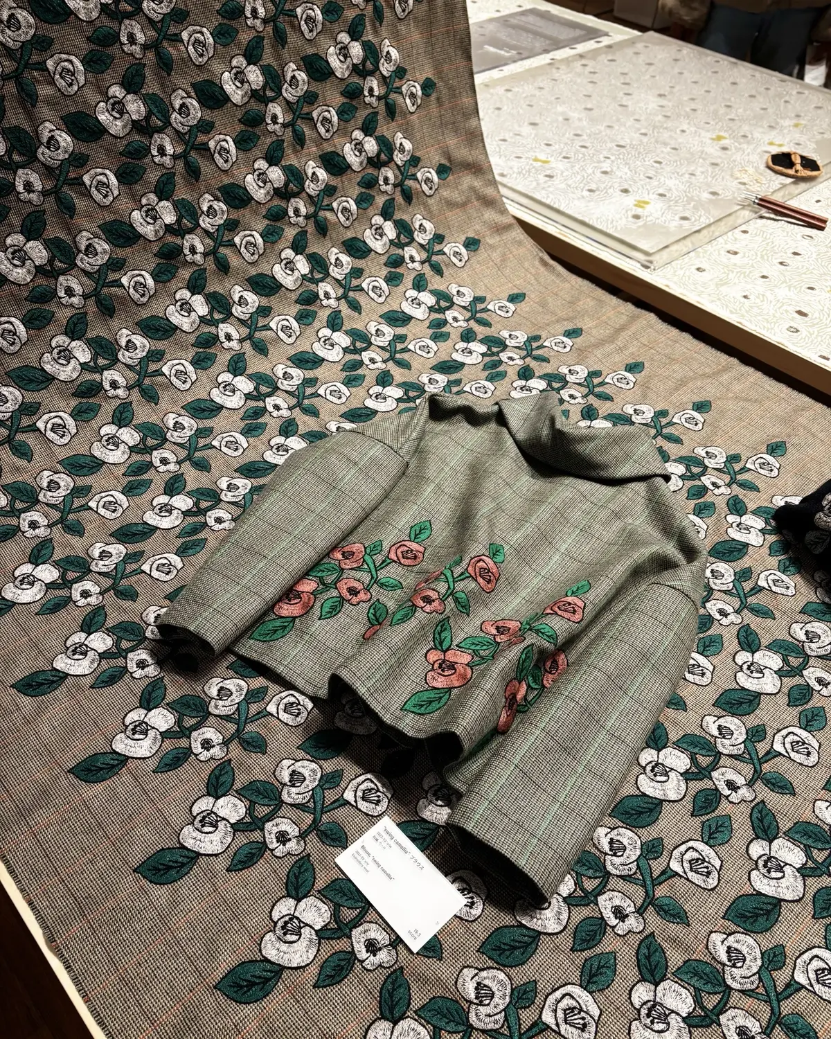 swing camellig テキスタイルとジャケット