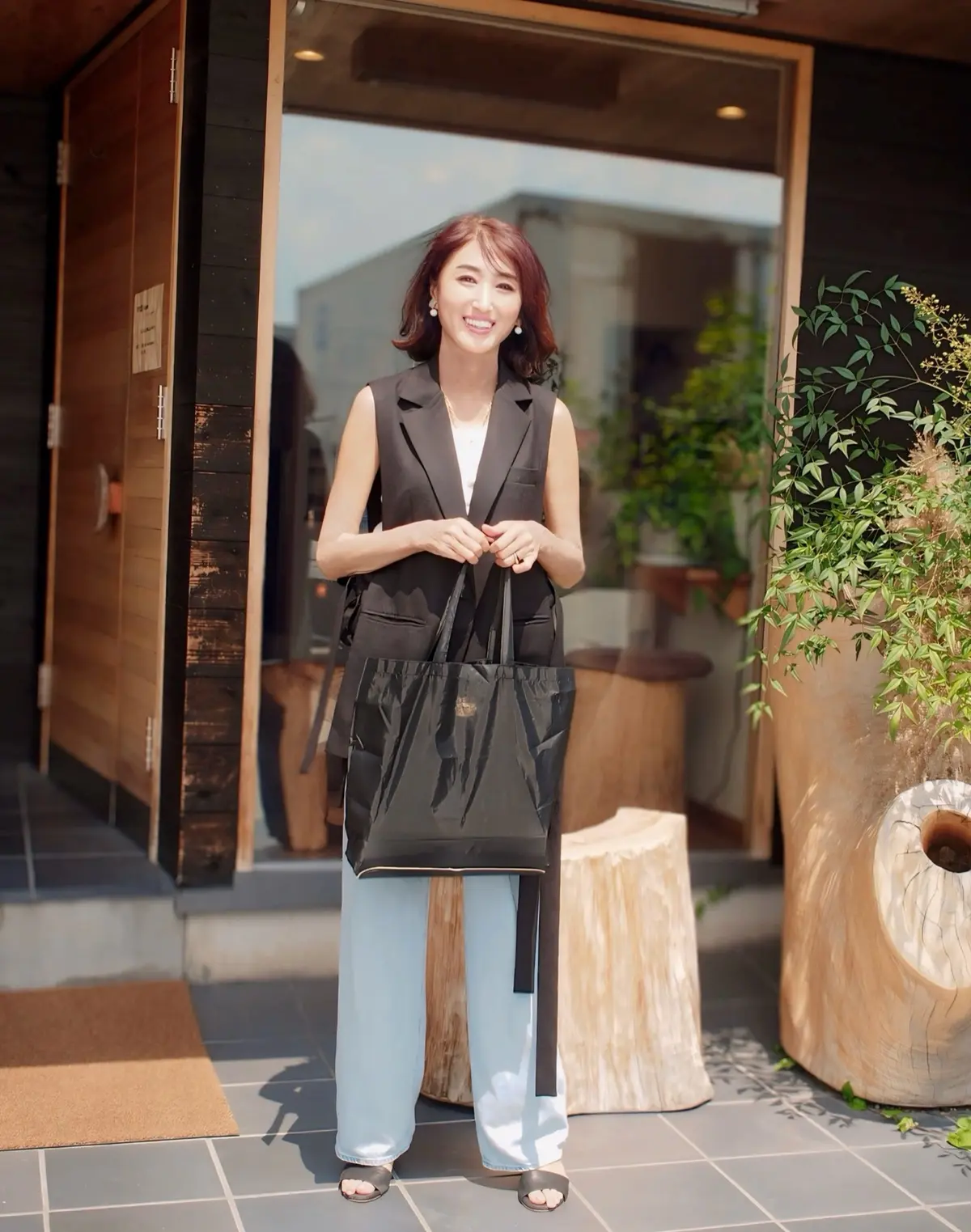 Aquascutum（アクアスキュータム）とのコラボトートバッグ