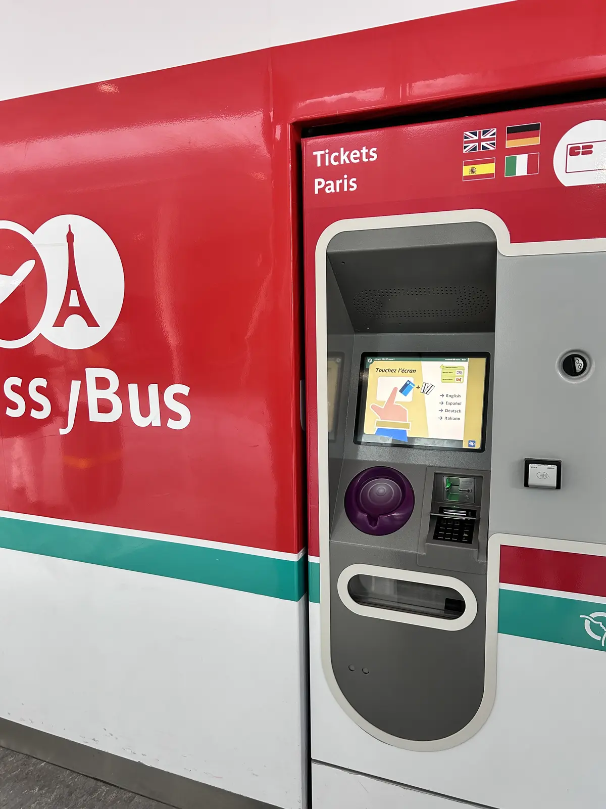 ロワシーバス　チケット売り場